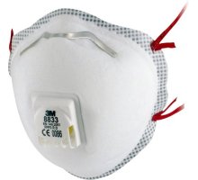 8833  Atemschutzmaske, FFP3 R D