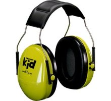 KIDV Peltor Kid   capsule ear protection, neon green
