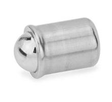 GN 614-8-NI   pressure piece, spring-loaded