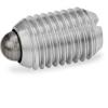 GN 615.1-M6-BN   pressure piece, spring-loaded