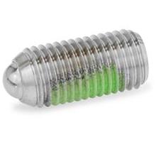 GN 615.3-M6-K-PFB   pressure piece, spring-loaded