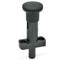 GN 817.3-8-20-C   locking bolt, with precision positioning, C = with rest position and plastic-button