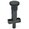 GN 817.3-8-20-C   locking bolt, with precision positioning, C = with rest position and plastic-button