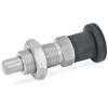 GN 817-5-5-BK-NI   locking bolt, Nirosta