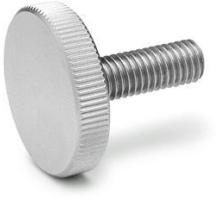 DIN 653-M6-16-NI   knurled screw, stainless steel