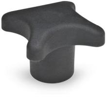 DIN 6335-KT-50-M10-K   star knob, DIN 6335