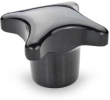DIN 6335-KU-32-M6-K   star knob, DIN 6335