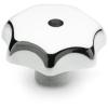 DIN 6336-AL-40-M8-E-PL   star handle, DIN 6336