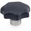 GN 6336.2-50-M10-E-NI   star handle, Nirosta