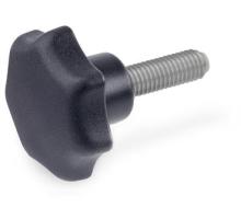 GN 6336.10-32-M6-20-KU   star knob screw