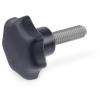 GN 6336.10-32-M6-20-KU   star knob screw
