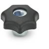 GN 6336.3-40-M8   quick release star grip