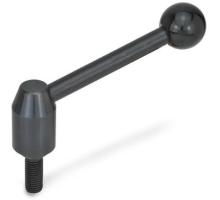 GN 212.3-24-M10-80-E   clamping lever, adjustable