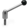 GN 212.5-21-M8-40-E   clamping lever, adjustable