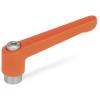 GN 300.1-108-M12-OR   clamping lever, adjustable