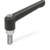 GN 300.1-45-M6-40-SW   clamping lever, adjustable
