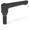 GN 302-78-M12-80-SW   clamping lever, adjustable