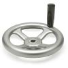 GN 227.2-160-K12-D   hand wheel, Nirosta