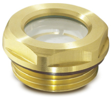 GN 743.2-14-M20x1,5-A   oil inspection glass, brass
