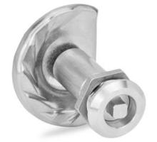 GN 119-VK7-A2-NI   door lock, stainless steel