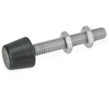 GN 708.1-M5-45-A-NI   pressure screw, stainless steel, with rubber pressure piece