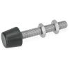 GN 708.1-M5-45-A-NI   pressure screw, stainless steel, with rubber pressure piece