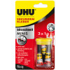 45415, Minis, 3 x 1 g Tube  UHU Blitzschnell, Sekundenkleber