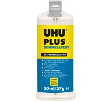 45740, 50 ml/57 g Kartusche  UHU Plus Schnellfest, 2K-Epoxidharzkleber