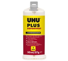 45675, 50 ml/57 g Kartusche  UHU Plus Sofortfest, 2K-Epoxidharzkleber