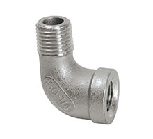 104874, Edelstahl  Winkelstück, 90°C G1/4a x G1/4i