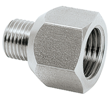 104879, Edelstahl  Reduzierstück, M10x1a x G1/4i