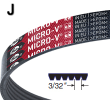 PJ 1956/24  Keilrippenriemen, Micro-V