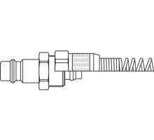 26SFKK08MXX  Stecktülle, NW 7,8, für Rohr 6x8 mm