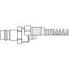 26SFKK08MXN  Stecktülle, NW 7,2, für Rohr 6X8 mm