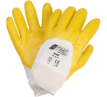 03400, Gr.7  Handschuhe, Nitril, naturfarben