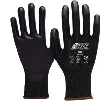 6706, size 11   cut-resistant gloves, black