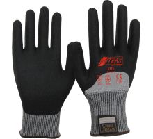 6715, size 10   cut-resistant gloves, grey
