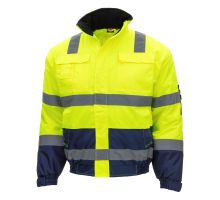 7143, size 3XL   warning protection-pilot jacket, MOTION TEX VIZ