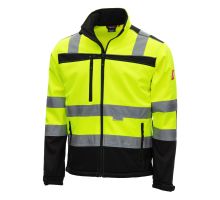 7171, size XS   warning protection-softshell jacket, MOTION TEX VIZ