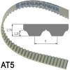 25 AT5/525  Zahnriemen, Stahlcord, PU, Megapower
