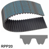 4600-RPP20-290  Neopren-Zahnriemen, RPP