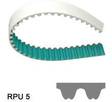 RPU 9 5M NFT  Zahnriemen, Stahlcord, Megalinear