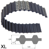 710 XL DD 037   neoprene toothed belt, DD