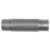 LN 3880-ES  Rohrdoppelnippel, R 3/8, Länge 80 mm, Edelstahl 1.4571