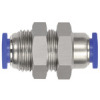 149.008-3M  Schott-Steckverbindung, Blaue Serie mini, M8x0,75, für Schlauch-Dmr. 3