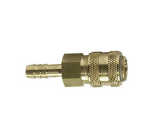 243.25-E  Schnellverschlusskupplung, NW 5, connect line, Messing blank, Tülle LW 4