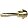 MS2363809  Schlauchtülle, Kugelnippel, für Schlauch LW 9, Überwurfmutter G 3/8, Messing