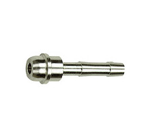 236 B-ES  Schlauchtülle, Kugelnippel, für Schlauch LW 6, für Überwurfmutter G 1/4, Edelstahl 1.4571