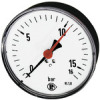 229  Manometer, Kunststoff, G 1/4 hinten, zentrisch, -1/0 bar, Dmr. 80