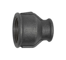 TFM 240-1038-S   sleeve 240, reducing, Rp 1 inside, Rp 3/8 inside, melleable cast iron black